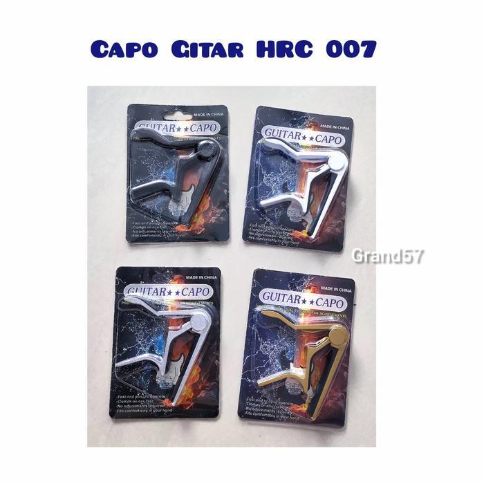 capo gitar akustik elektrik harrier hrc007 capo gitar senar 6