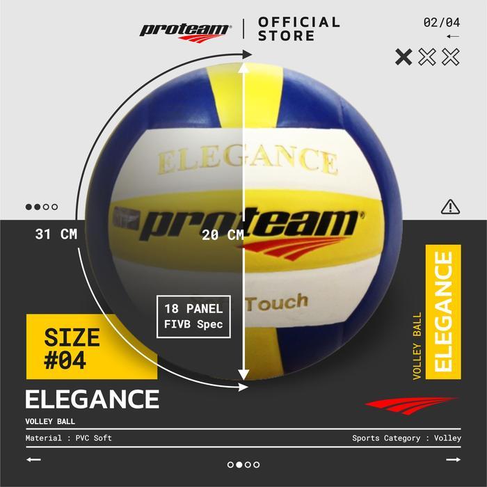 Proteam Bola Voli Elegance Size 4