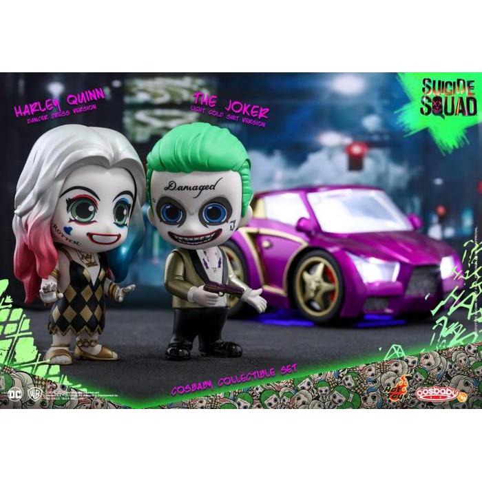 Top Cosbaby Suicide Squad The Joker & Harley Quinn Gold