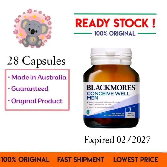 Best Seller Blackmores Conceive Well Men Vitamin Pria Nutrisi Sperma