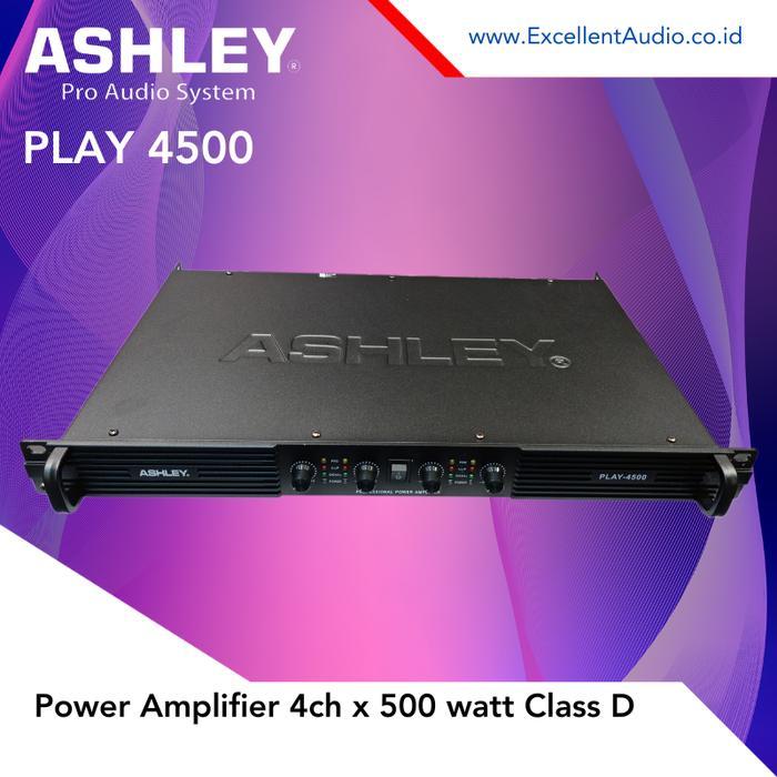 Power Amplifier Ashley Play 4500 4ch x 500 watt Class D