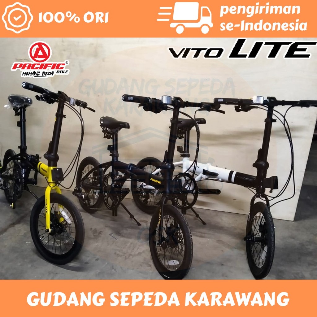 SEPEDA LIPAT 16" PACIFIC FOLDING PACIFIC VITO LITE