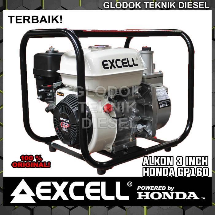 Alkon Mesin Pompa Air 3" Inch Honda GP160 Water Pump ORIGINAL TERBAIK