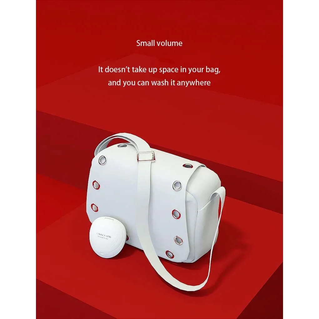 Portable Contact Lens Cleaner 100KHz Mini Ultrasonic Cleaner For Contact Lenses Cleaning