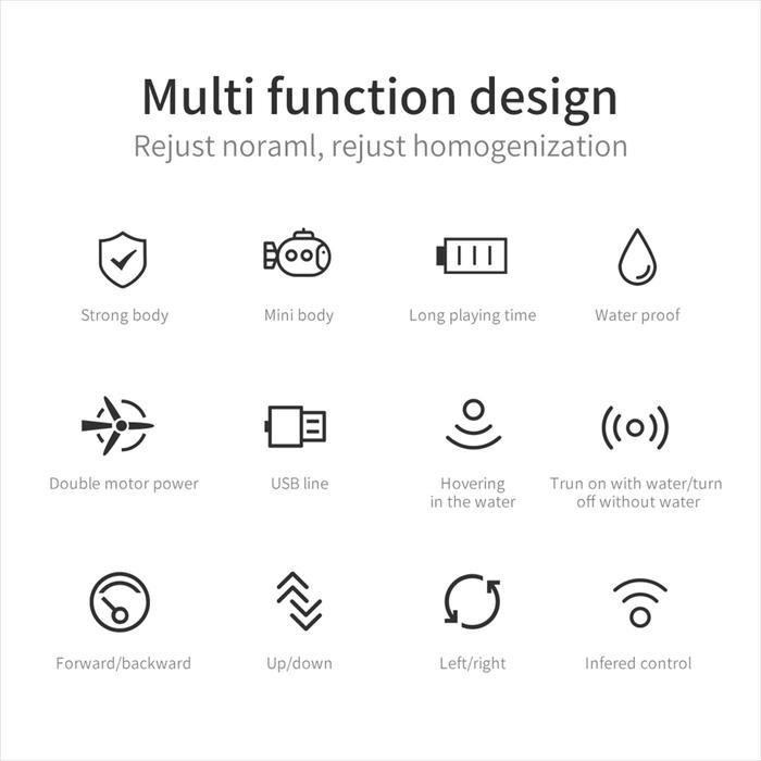 RC Submarine Kapal Selam Remote Kontrol Control