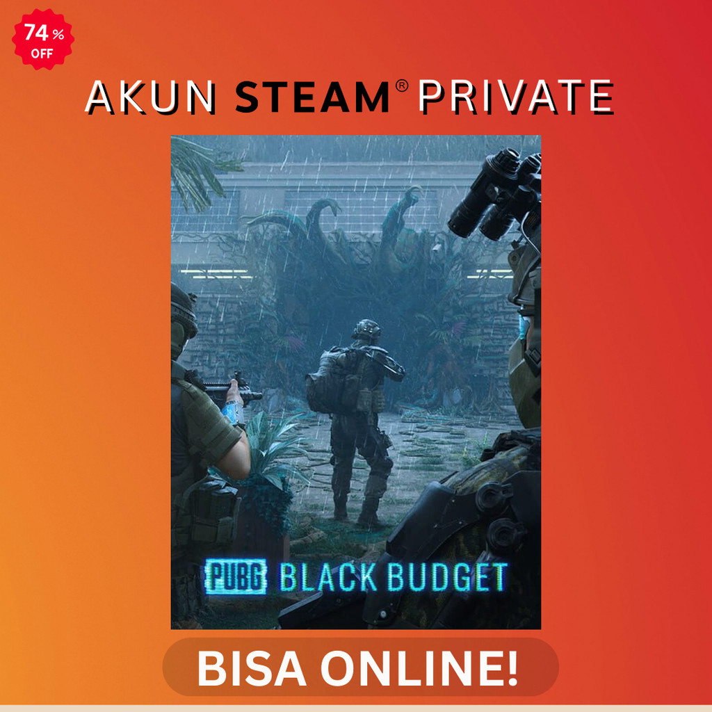 PUBG Black Budget - Steam PC Original - Akun Private Online