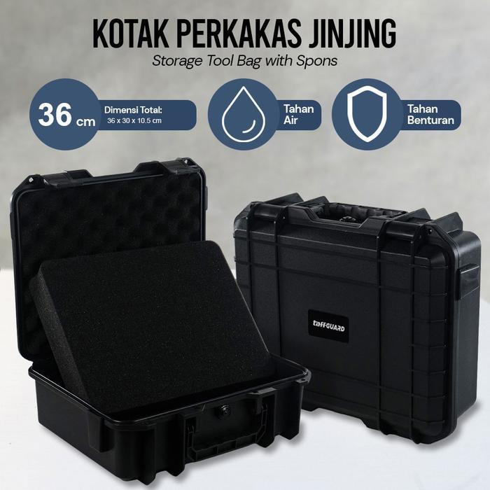 Cod - Taffguard Kotak Perkakas Tool Box Custom Hard Carry Case Storage Box Koper Multifungsi