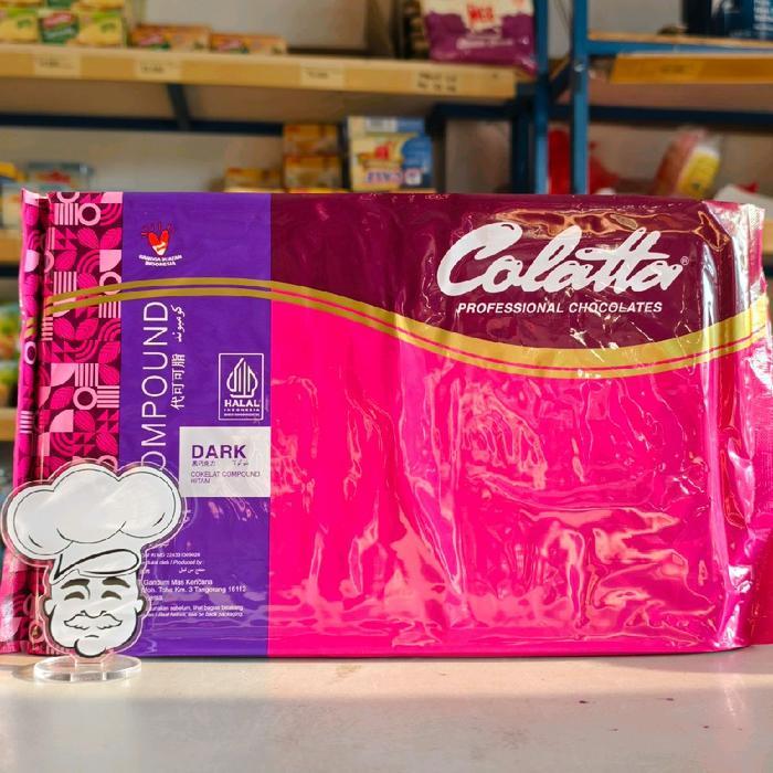 TERBARU Colatta Dark Compound 1Kg / Coklat Colatta / Dark Coklat Colatta 1Kg