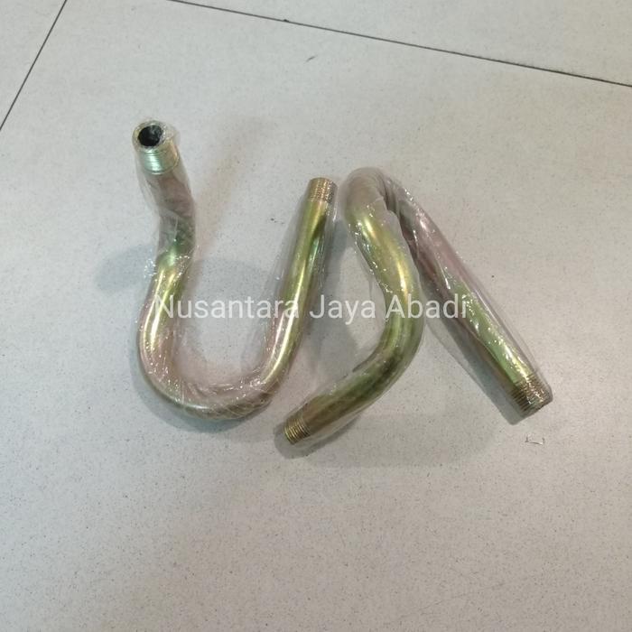 Siphon Besi Tipe U Drat 1/4 " - Syphon U Pressure Gauge
