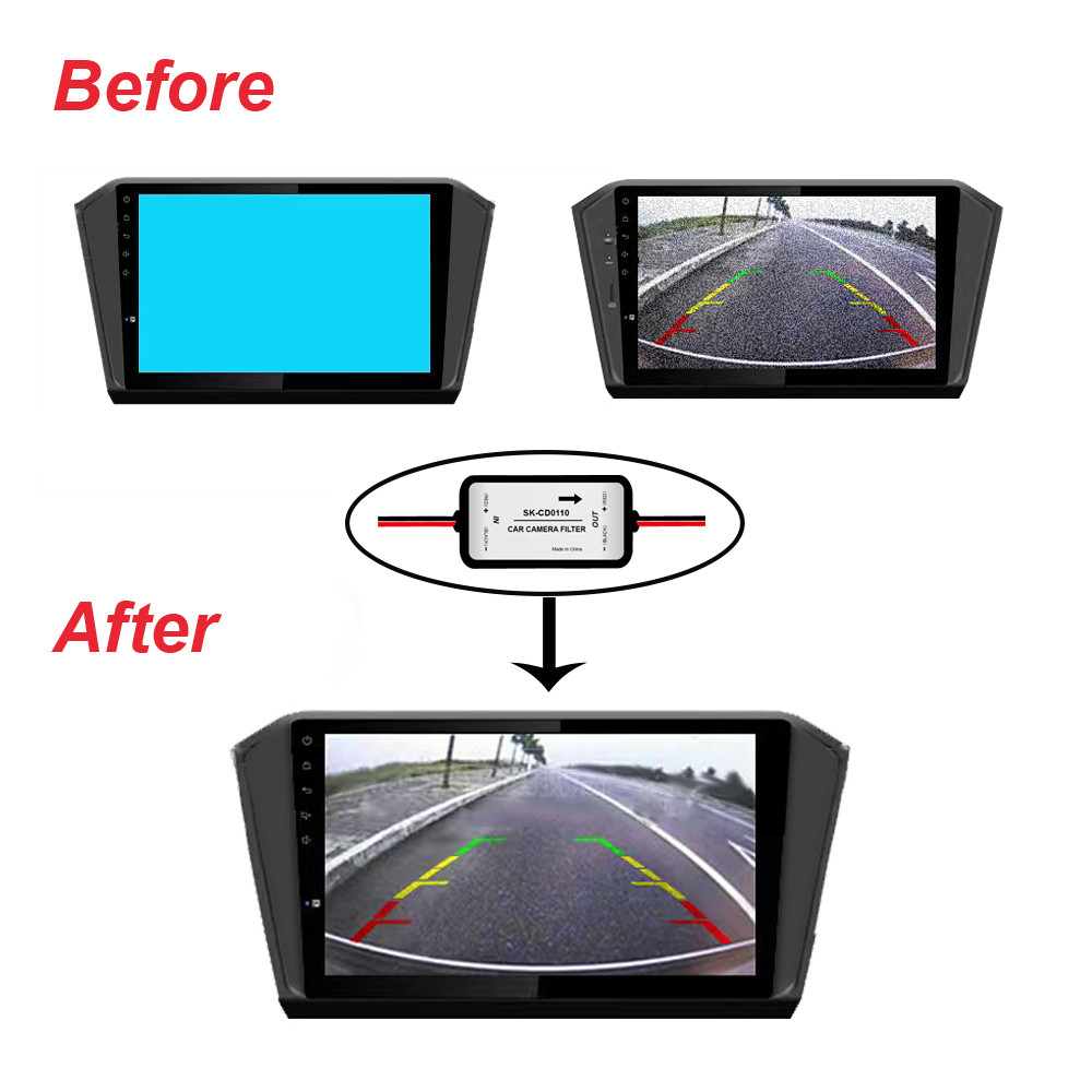 Rectifier DC 12V Power Car Rear View Camera Power Relay Capacitor Auto Car Camera Filter Relay