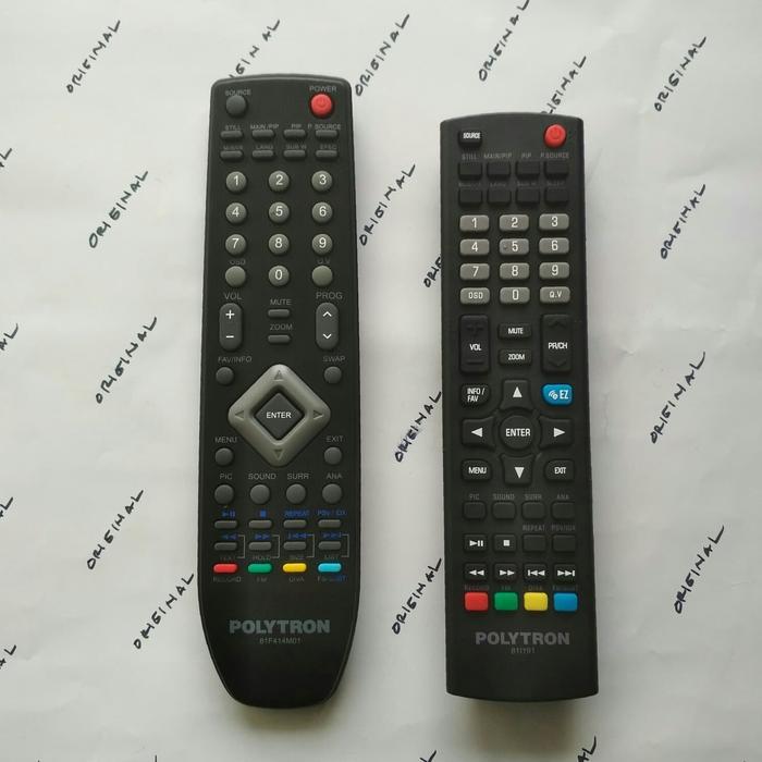 Remot Tv Polytron Original Remote Ori/Asli Tv Led
