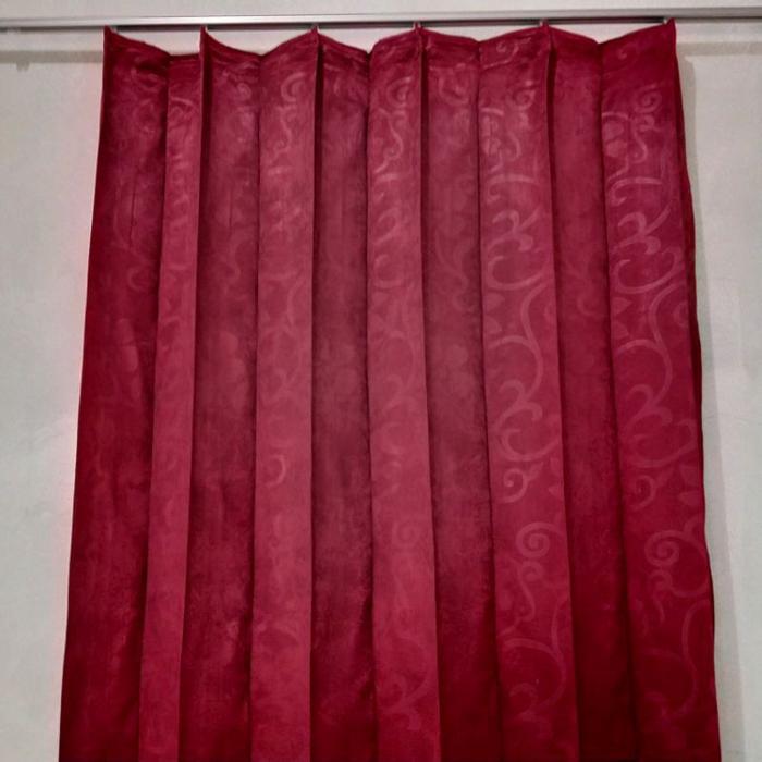 Gorden Jendela Polos Model Lama Korden Pintu Kamar Tirai Gorden Gordyn Terpercaya