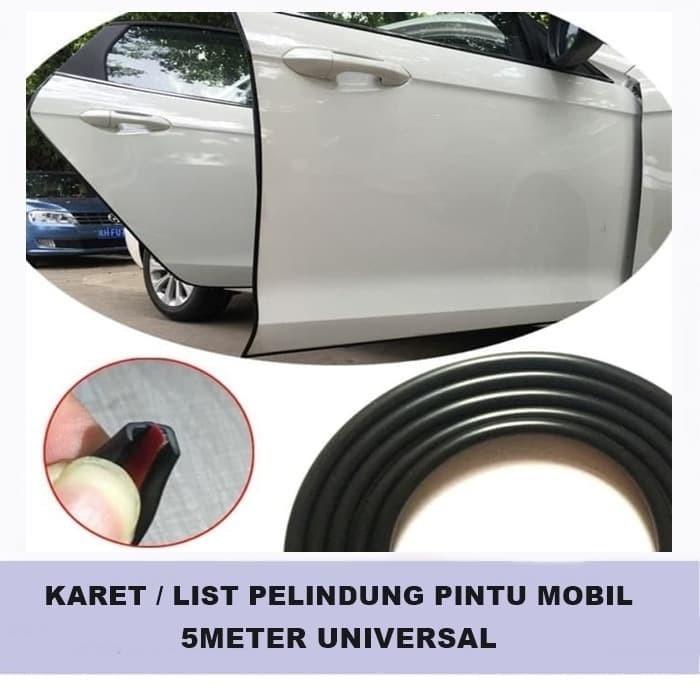 Karet List Pengaman Pelindung Pintu Mobil - Pelindung Pintu - Karet Peredam Suara Pintu Mobil - 5M