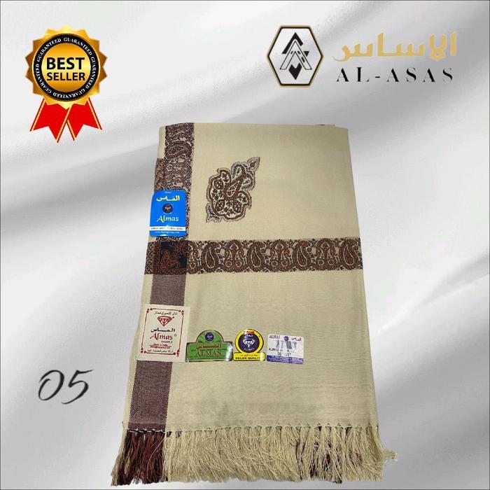 Sorban Rida Almas Shawl 721-F ,Sorban Rida Yaman Tenun,Sorban Rida Habaib Best Seller