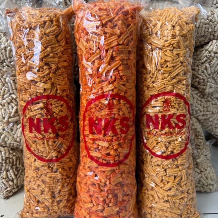KERUPUK KECIPIR RINDU NKS - 1 BALL 1kg cemilan