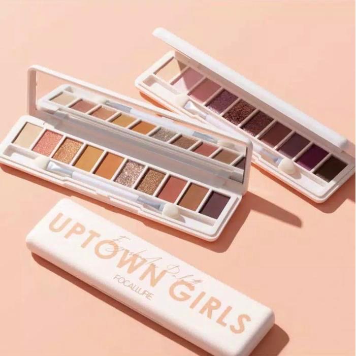 Eyeshadow palette Focallure Stay 10 color eyeshadow Uptown Girls