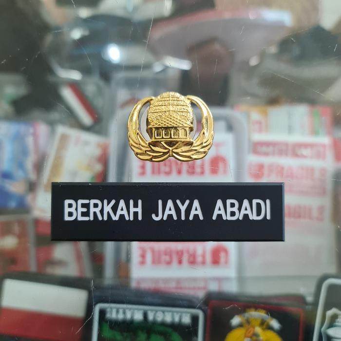 Nama dada + pin korpri magnet