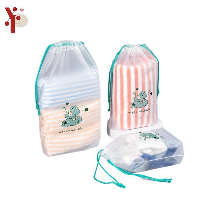 Yoona PC527 Pouch Travel Tas Serut Make Up Anti Air Motif Polod Karakter Serbaguna Plastik Kantong