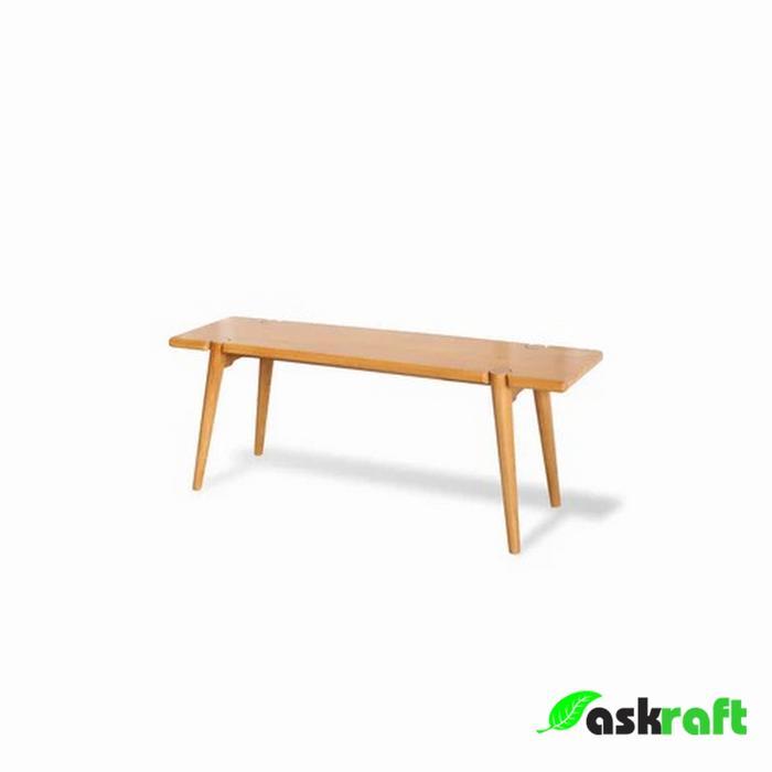 Askraft Bangku Makan Angkring Minimalis Unik Kayu Jati Asli