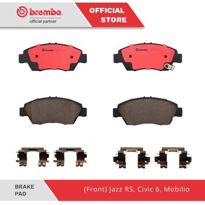 Brake Pad Kampas Kanvas Rem Depan Ceramic Honda Mobilio Jazz S RS GE8 GK5 City GM2 GM6 Freed Civic