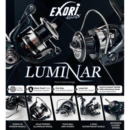 REEL EXORI LUMINAR SW POWER HANDLE 2000-3000 - REEL PANCING EXORI