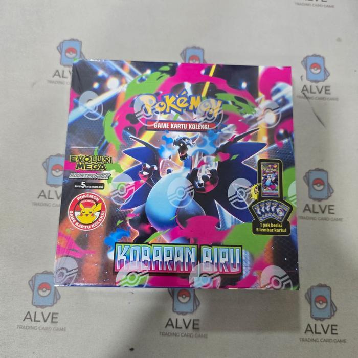 Kartu Pokemon Indonesia - Kobaran Biru - Box