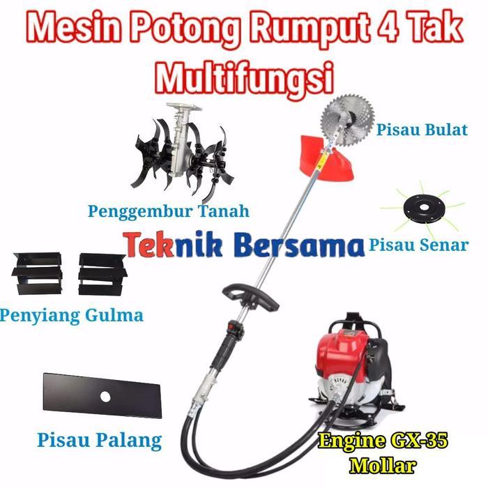 Mesin Potong Rumput 4 Tak Penyiang Gulma Dan Penggembur Tanah