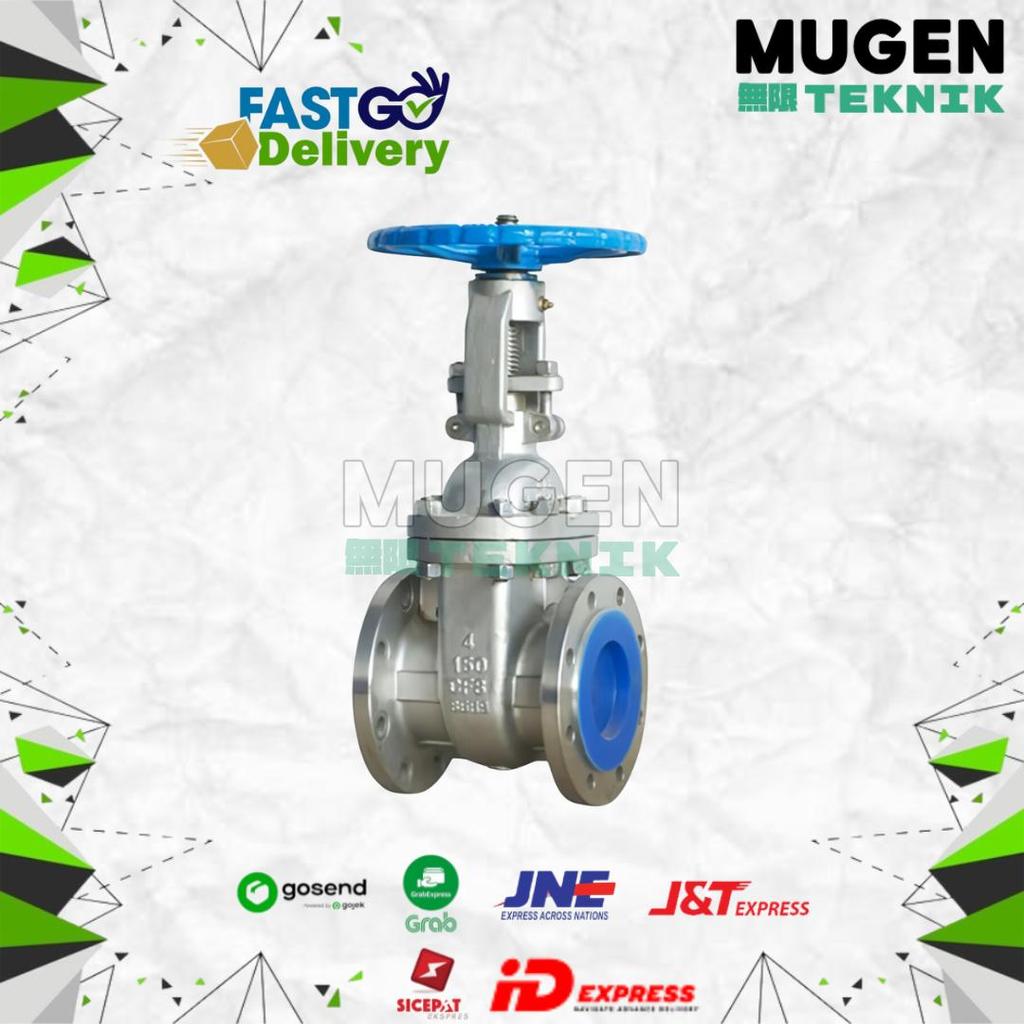 Gate Valve WCB Carbon Steel Koneksi Flange ANSI 150 2''