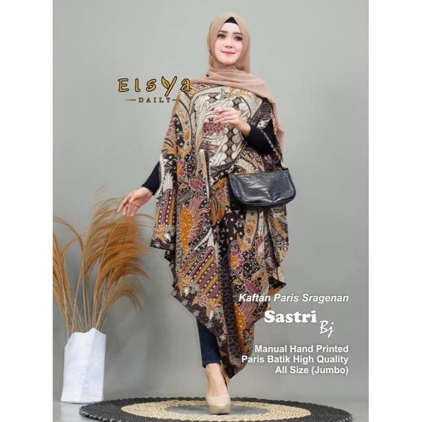 Kaftan Batik asimetris / Dress Batik Solo / Baju kondangan wanita / Kaftan Batik Jumbo Solo bahan
