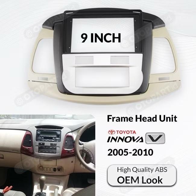 Frame Head Unit Android Toyota Innova 9" Inch 2005-2010