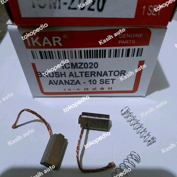10SET CARBON BRUSH ALTERNATOR COOL DINAMO AMPER AVANZA