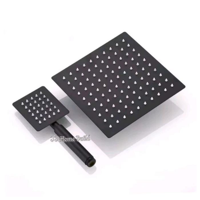 Shower Tiang Black/Hitam/Dingin/Panas Dingin/Shower Column/Shower Set