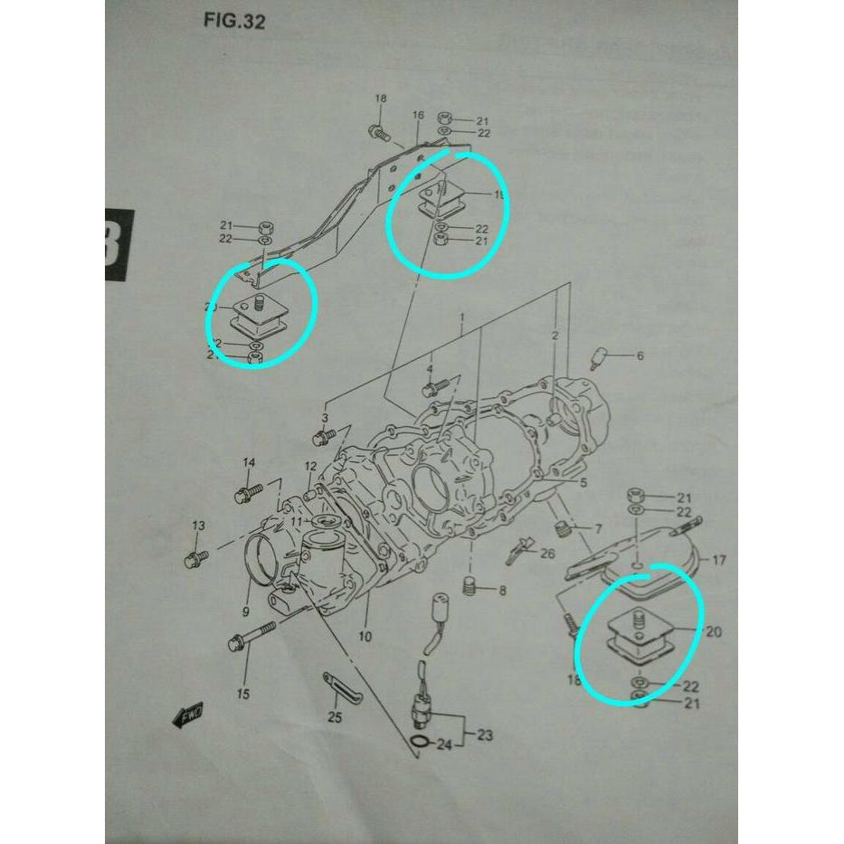 Mounting Transfer Case Suzuki Jimny Katana