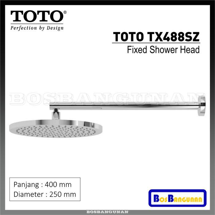 Fixed Shower Head TOTO TX488SZ / Rain Shower / Shower Tembok TOTO / Fixed Shower Head TOTO