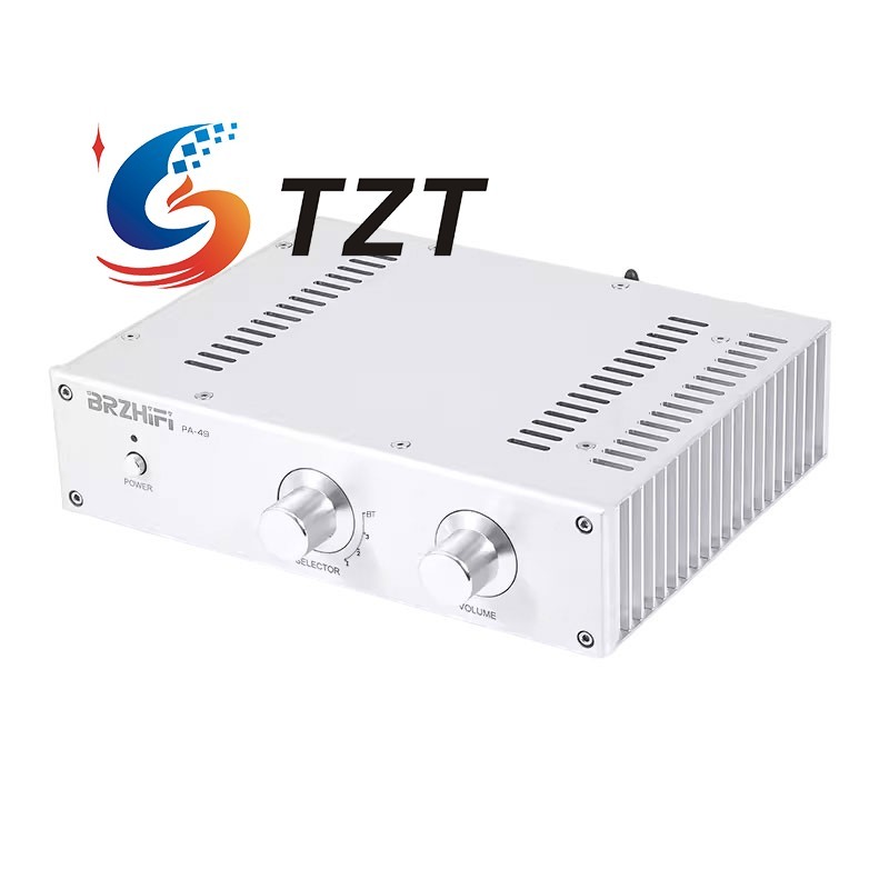 Tzt Pa-49 Silvery Hifi Power Amplifier 180Wx2 Stk496-430 Audio Integration Module Bluetooth5.3