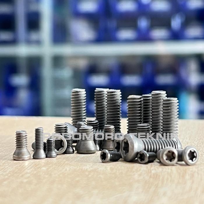 "New" Baut Holder M6x18 Screw Bintang Baut Insert Holder Milling Bubut M6 Diameter 6mm Kunci T20