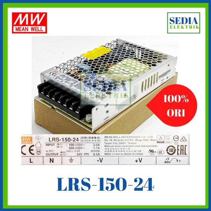 Power Supply Mean Well Lrs-150-24 Lrs 150 24 Lrs150 24 Lrs15024