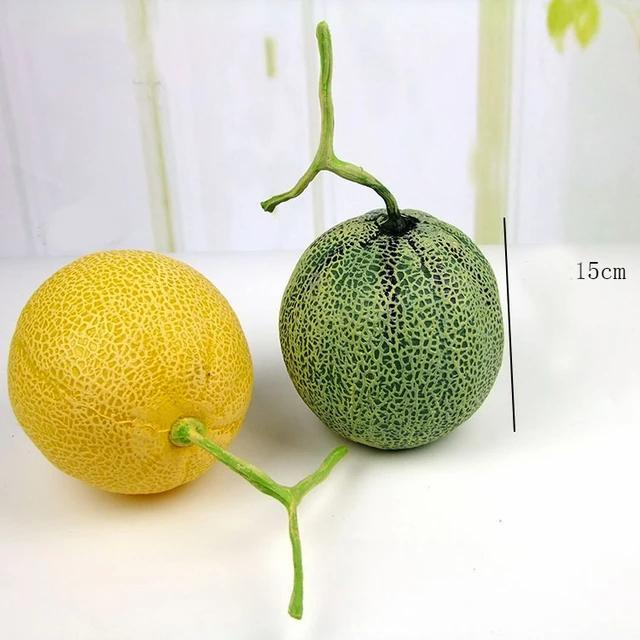 Buah hias/buah melon/tiruan buah melon/pajangan buah/buah palsu/melon