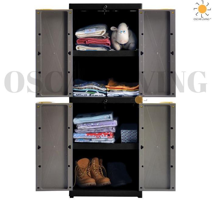 Sinbak Lemari Pakaian Mini Motif / Lemari Pakaian Anak Full Rak Terbaik