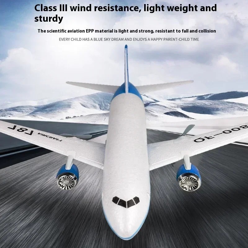 RC Boeing 787 Glider Qf008 2.4G Electric Remote Control Plane Three-Channel Fixed Wing Aircraft