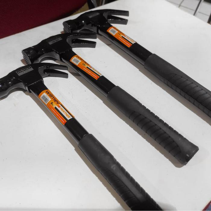 "New" WILMER PALU GAGANG BESI GERIGI 12 OZ Palu Kambing Martil besar tersedia ukuran 8-12-16oz