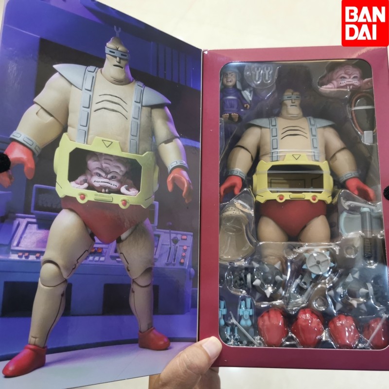 Genuine Neca 54157 Ninja Animation 7-Inch Krang Shredder Robot Handmade El With Collectible Gk