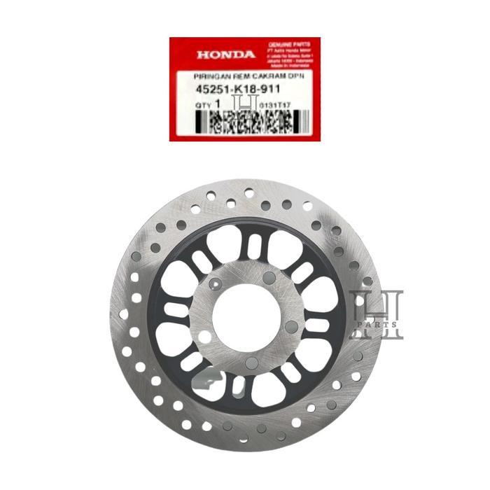 Piringan Rem Cakram Depan Verza Untuk Pelek Jari-Jari Original Ahm Hgp Honda