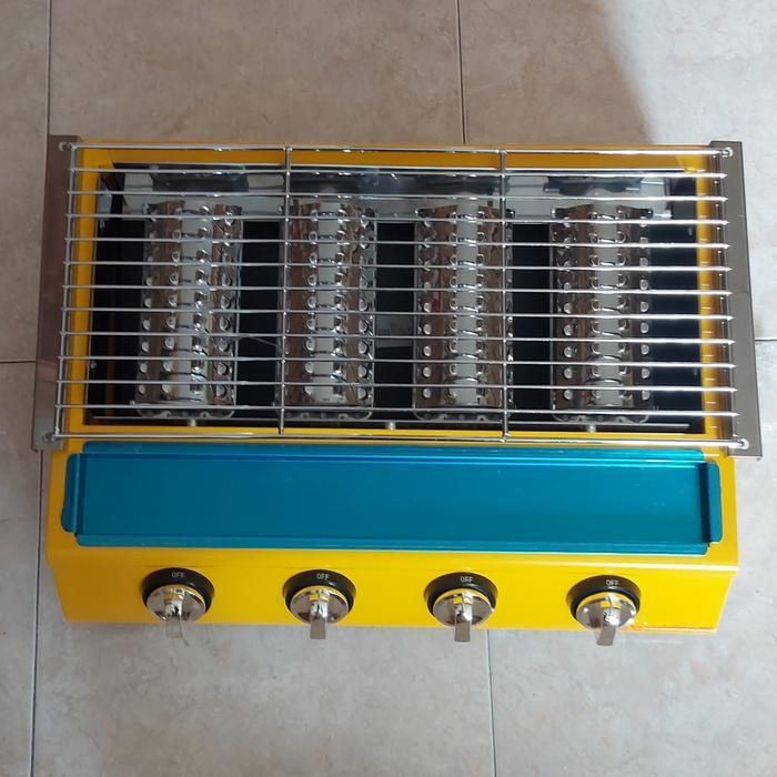 roaster / bakaran sosis / panggangan 4 tungku