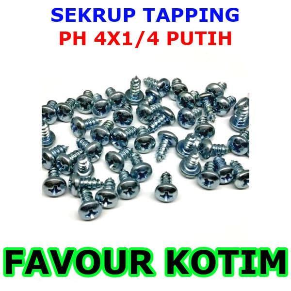 SEKRUP PH 4 X 1/4 - SKRUP PH 4X1/4 BAUT TAPPING FVKOTIM