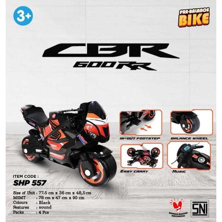 Mainan Anak SHP 557 CBR 557 Mainan Motor Motoran Anak