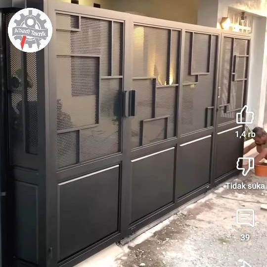 Pintu garasi pintu utama pagar besi minimalis pintu besi