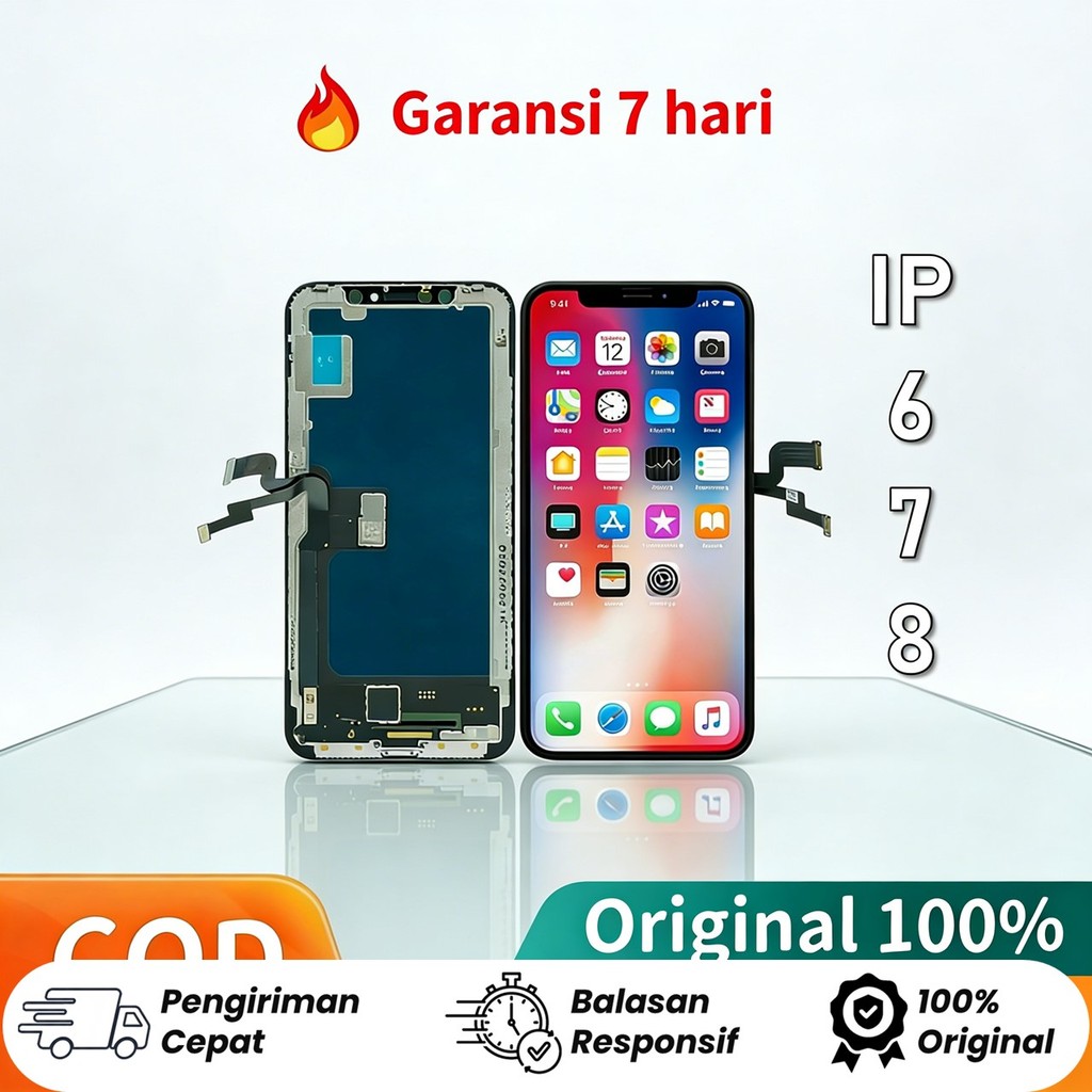 Part LCD iPhone 6 6s 7 8 Plus Original Look - 100% ORIGINAL