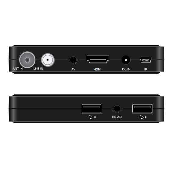 Set Top Box Taffware Bien5 Digital Satellite Tv Tuner Dvb-T2+S2 1080P Terlaris