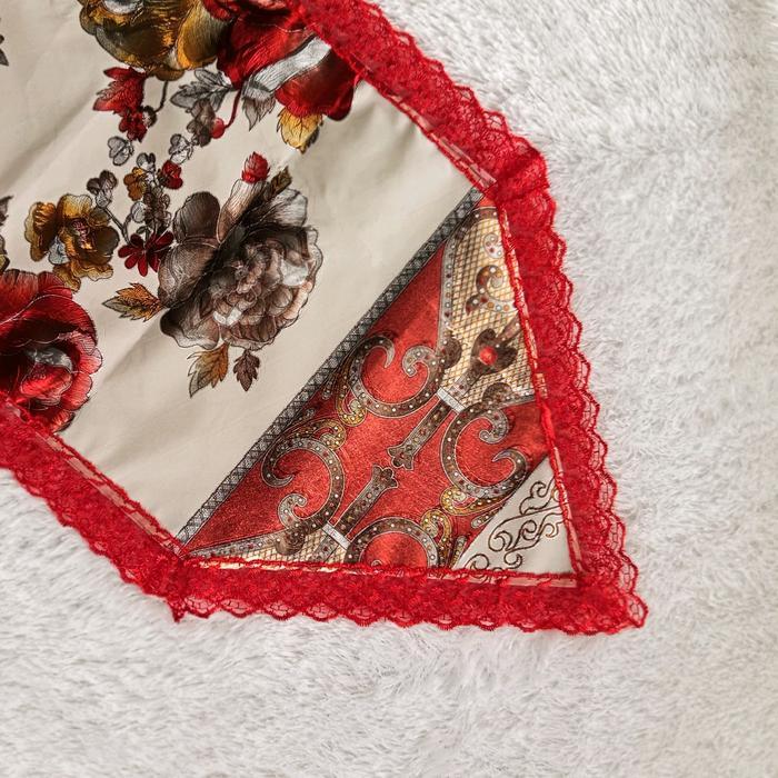 Taplak meja sultan tahan air tahan minyak / Table runner 3D mewah / taplak sofa/ taplak meja tamu